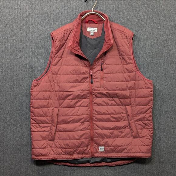 Eddie Bauer Workwear Puffer Vest Mens XXL Synthetic Fill Warm Layer Outdoor